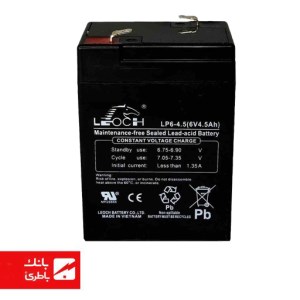 باتری سیلد اسید لئوچ 4.5 آمپرساعت 6V