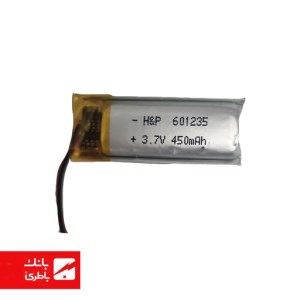 باتری لیتیوم‌پلیمر 601220 ظرفیت 450 میلی‌آمپرساعت