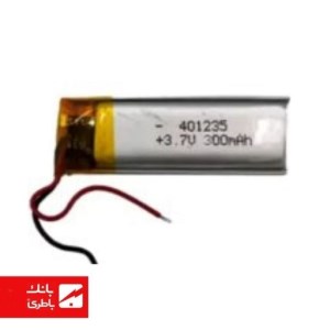 باتری لیتیوم‌پلیمر 401235 ظرفیت 300 میلی‌آمپرساعت