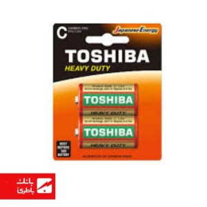 باتری هوی دیوتی سایز متوسط توشیبا بسته ۲ عددی