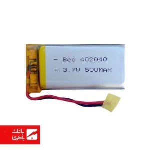 باتری لیتیوم‌پلیمر 402040 ظرفیت 500 میلی‌آمپرساعت