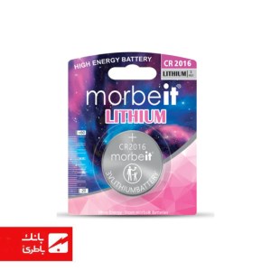 باتری لیتیوم سکه‌ای CR2016 موربیت