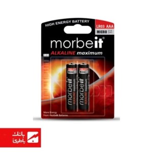 باتری ماکسیمم الکالاین نیم قلمی موربیت بسته 2 عددی