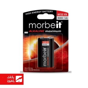 باتری الکالاین سایز کتابی موربیت 9V