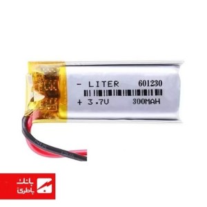 باتری لیتیوم‌پلیمر 601230 ظرفیت 300 میلی‌آمپرساعت
