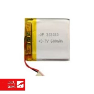 باتری لیتیوم‌پلیمر 303030 ظرفیت 600 میلی‌آمپرساعت